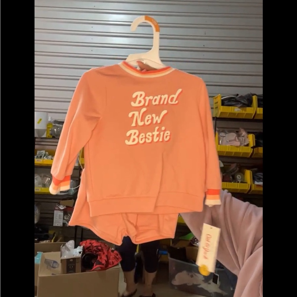 Cat & Jack Pink 'Brand New Bestie' Kids Shirt